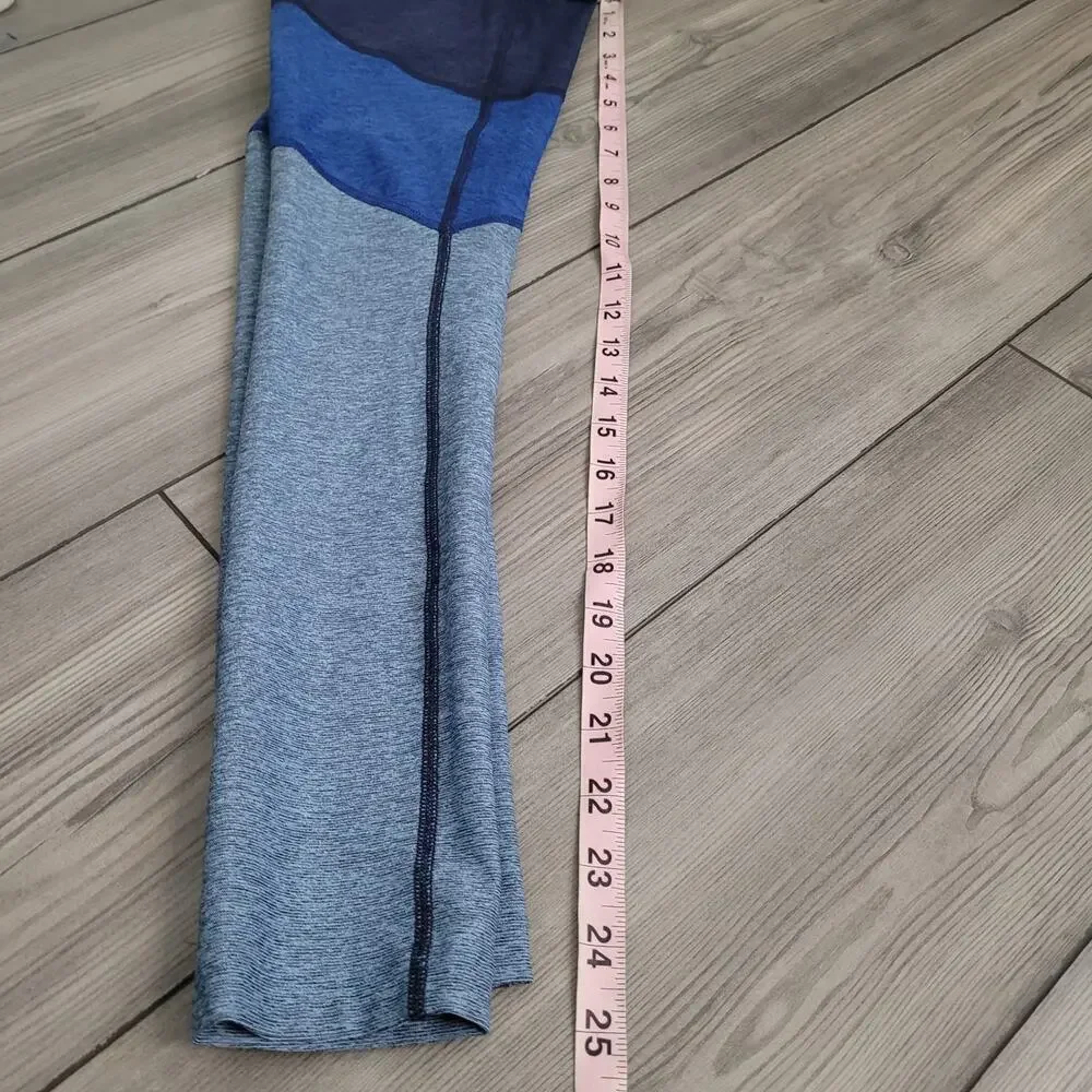 Outdoor Voices Women's 7/8 Ankle Legging Size XS Multicolor Polyester Colorblock